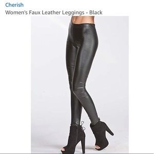 Women’s faux leather legging